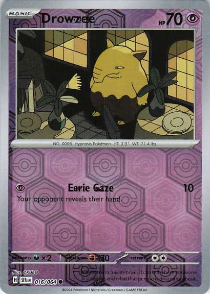 Drowzee - Night Wanderer / Shrouded Fable #016/064
