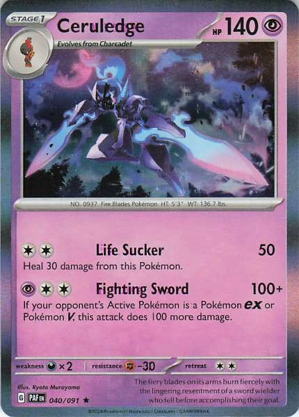 Ceruledge - Paldean Fates #040/091