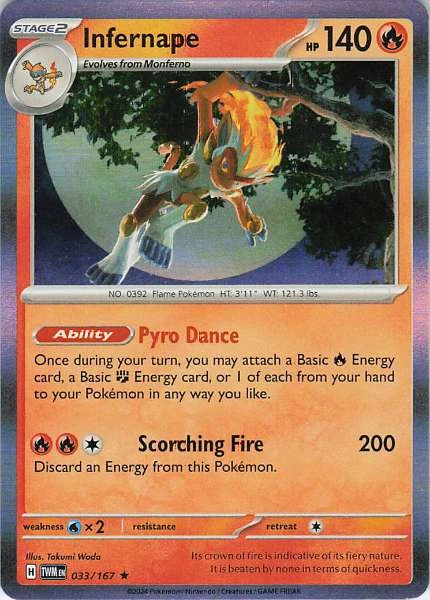 Infernape - Twilight Masquerade #033/167