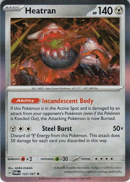 Heatran - Twilight Masquerade #123/167
