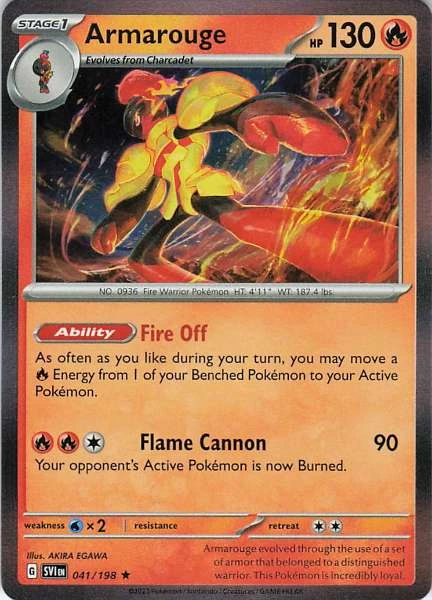 Armarouge - Scarlet & Violet Base Set #041/198