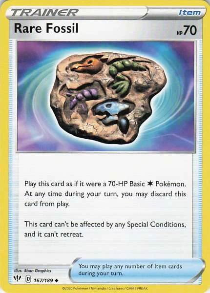 Rare Fossil - Darkness Ablaze #167/189