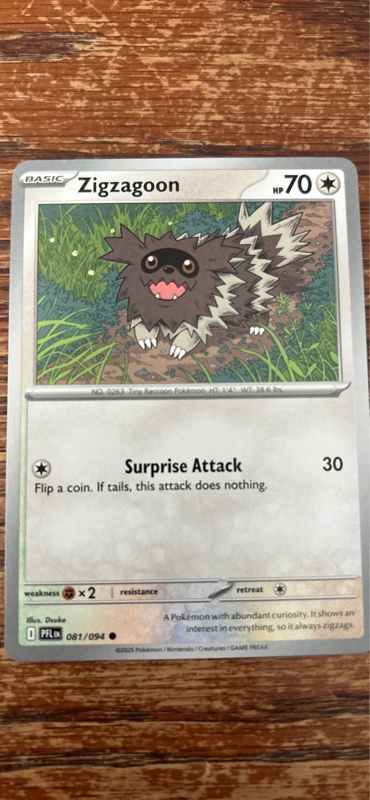 Pokémon TCG Zigzagoon 081/094 & Linoone 082/094 Reverse Holo Evolution Set Near Mint #081/094
