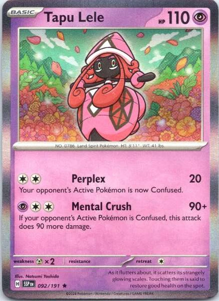 Tapu Lele - Surging Sparks #092/191
