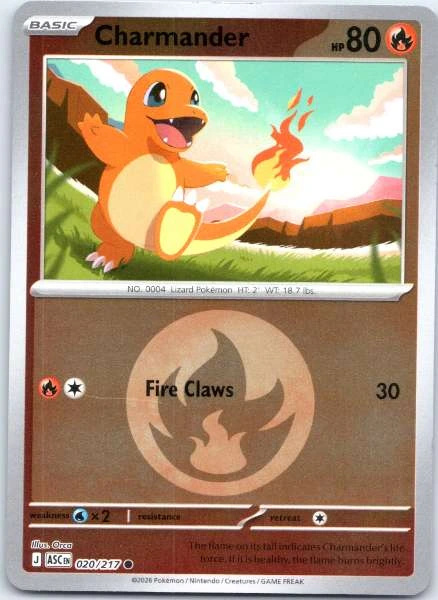 Charmander - Ascended Heroes #020/217