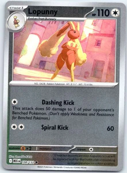 Lopunny - Mega Evolution #108/132