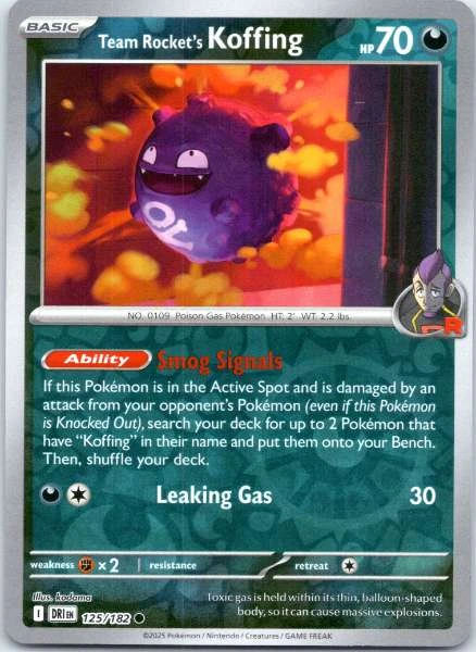 Team Rocket's Koffing - Destined Rivals #125/182