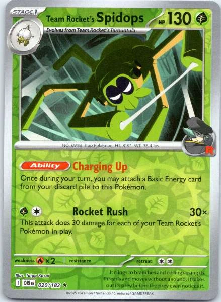 Team Rocket's Spidops - Destined Rivals #020/182
