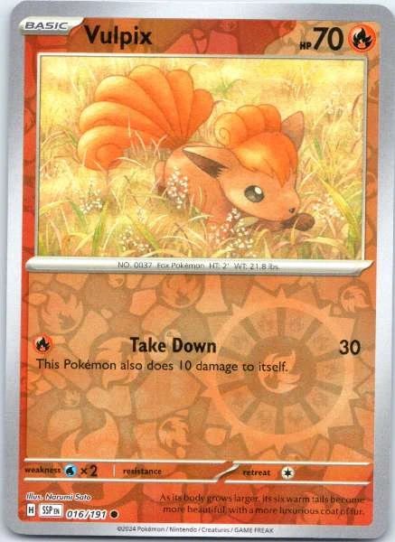 Vulpix - Surging Sparks #016/191