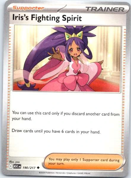 Iris's Fighting Spirit - Ascended Heroes #190/217