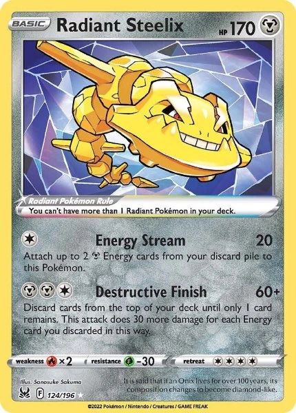 Radiant Steelix - Lost Origin #124/196