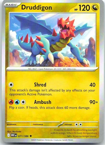 Druddigon - White Flare #071/086