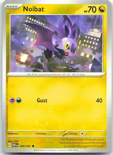 Noibat - Paldean Fates #068/091