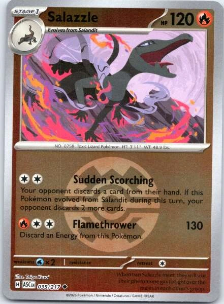 Salazzle - Lost Thunder #035/217