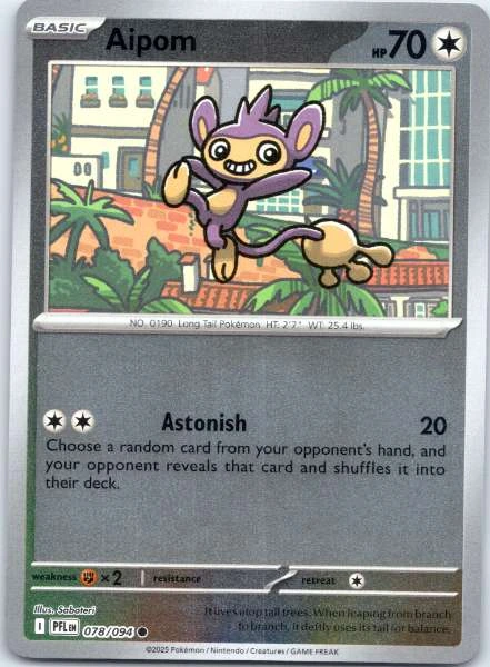 Aipom - Phantasmal Flames #078/094