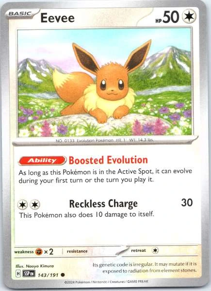 Eevee - Surging Sparks #143/191