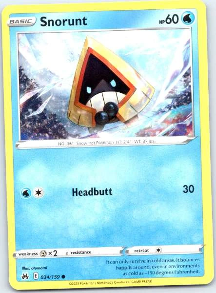 Snorunt - Crown Zenith #034/159