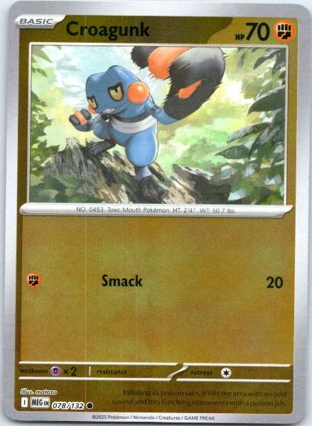 Croagunk - Mega Evolution #078/132