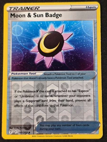 Moon & Sun Badge - Evolving Skies #151/203