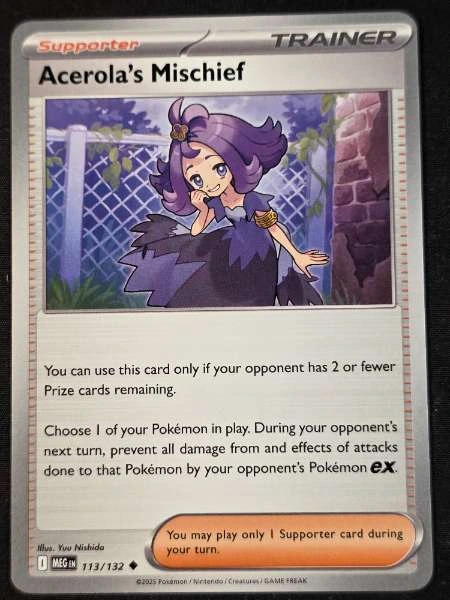 Acerola's Mischief - Mega Evolution #113/132
