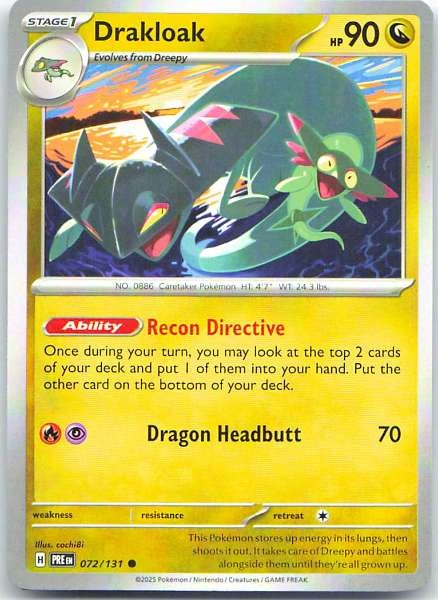Drakloak - Prismatic Evolutions #072/131