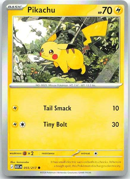 Pikachu - Ascended Heroes #055/217