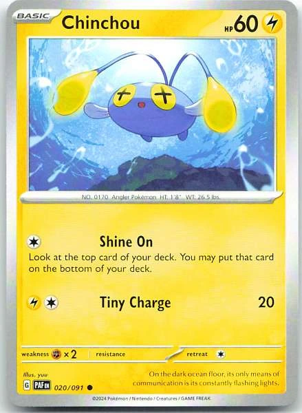 Chinchou - Paldean Fates #020/091