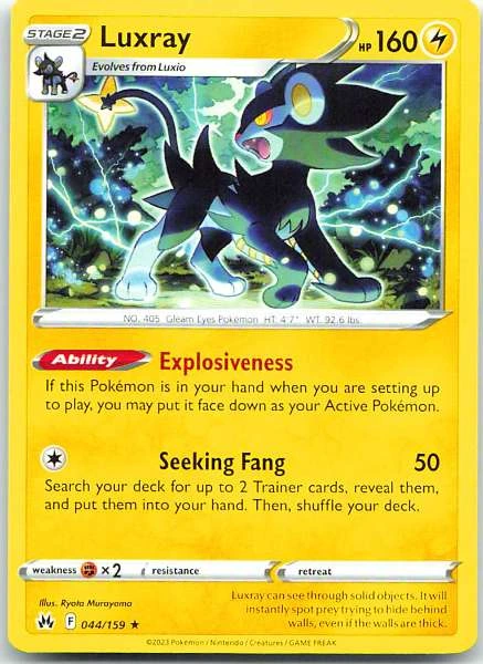 Luxray - Crown Zenith #044/159
