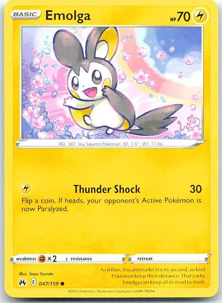 Emolga - Crown Zenith #047/159