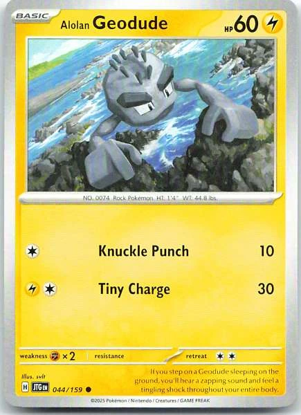 Alolan Geodude - Journey Together #044/159