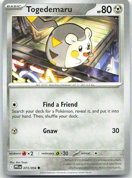 Togedemaru - Phantasmal Flames #073/094