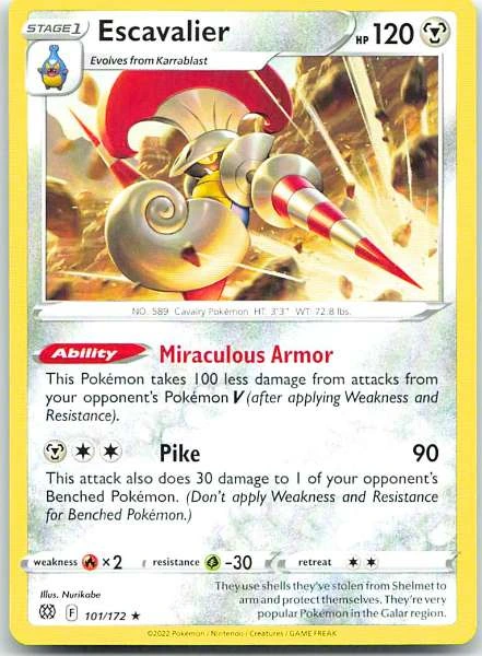 Escavalier - Brilliant Stars #101/172