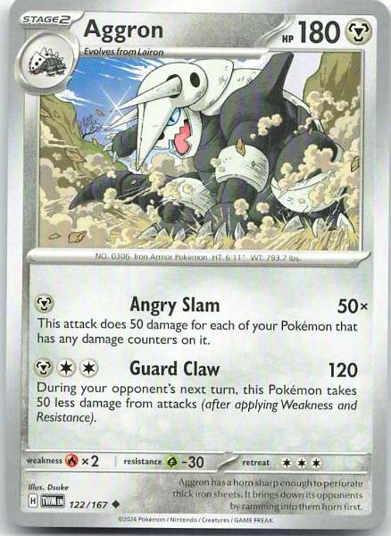 Aggron - Twilight Masquerade #122/167