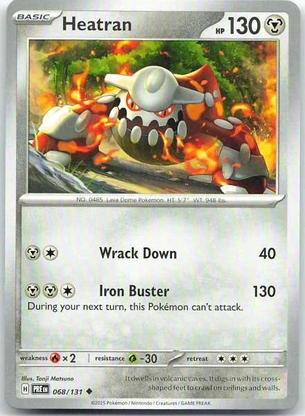 Heatran - Prismatic Evolutions #068/131