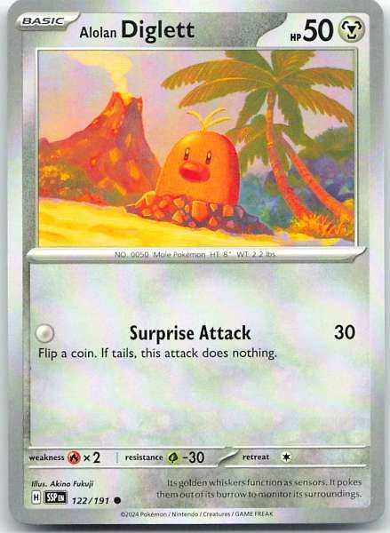 Alolan Diglett - Surging Sparks #122/191