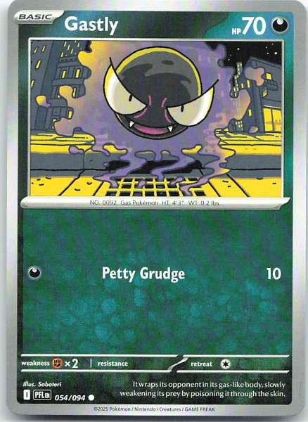 Gastly - Phantasmal Flames #054/094