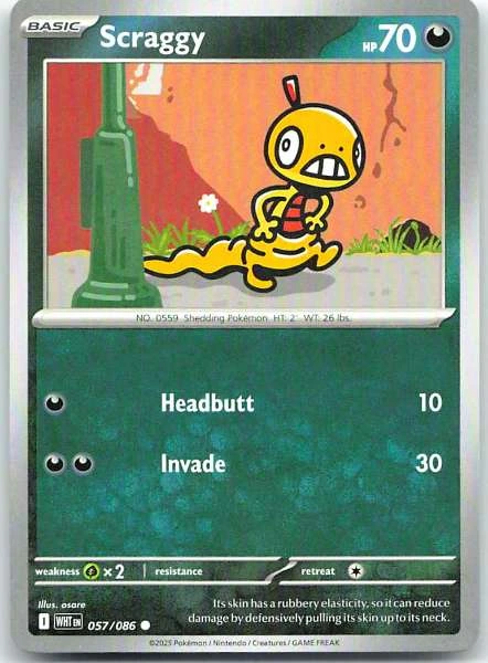 Scraggy - White Flare #057/086