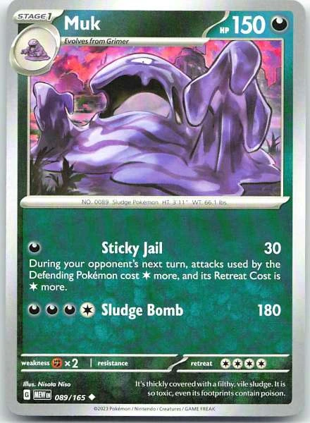 Muk - Scarlet & Violet 151 #089/165