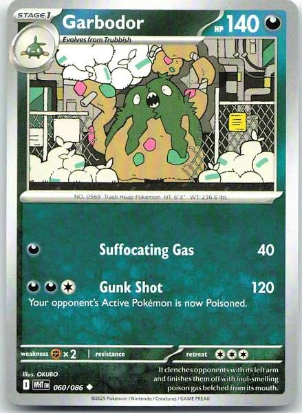 Garbodor - White Flare #060/086