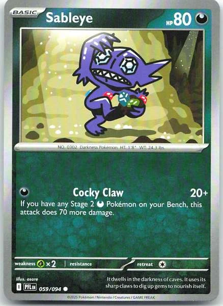 Sableye - Phantasmal Flames #059/094