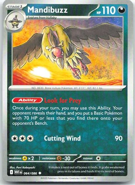 Mandibuzz - White Flare #064/086