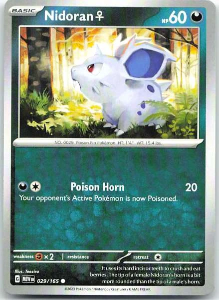 Nidoran ♀ - 151 #029/165