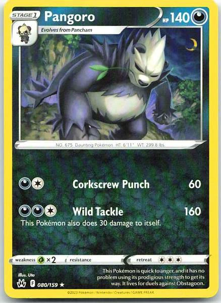 Pangoro - Crown Zenith #080/159