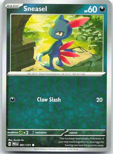 Sneasel - Prismatic Evolutions #061/131