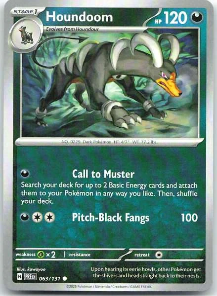 Houndoom - Prismatic Evolutions #063/131