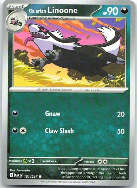 Galarian Linoone - Ascended Heroes #131/217