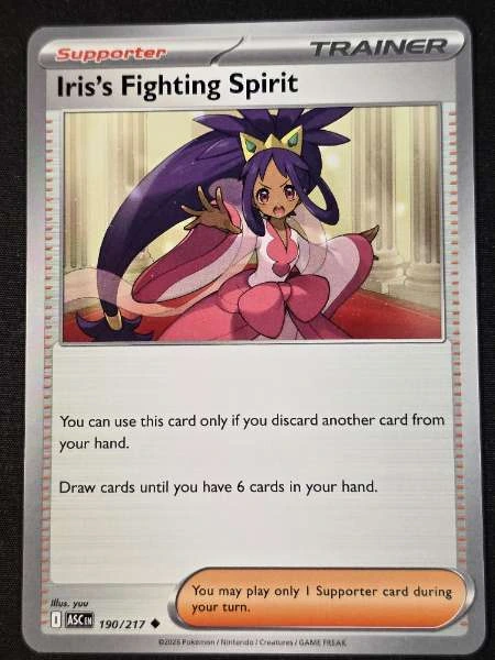 Iris's Fighting Spirit - Ascended Heroes #190/217