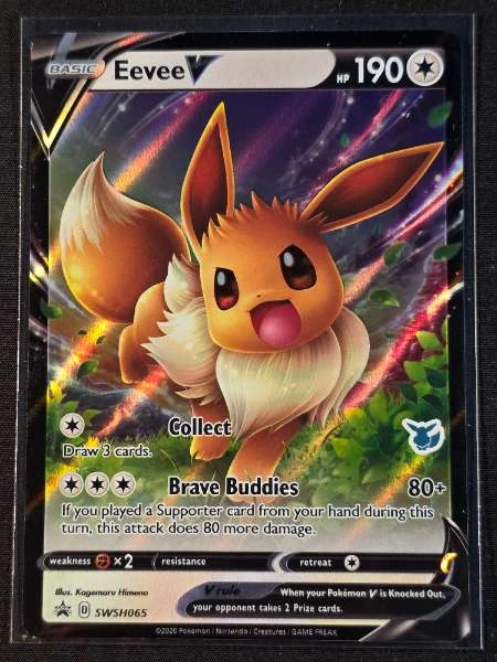 Eevee V - Sword & Shield Black Star Promos #SWSH065