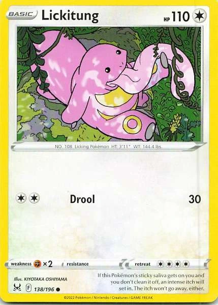 Lickitung - Lost Origin #138/196