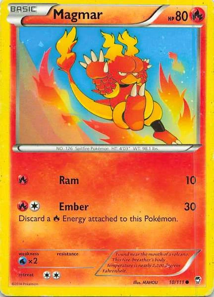 Magmar - Furious Fists #10/111
